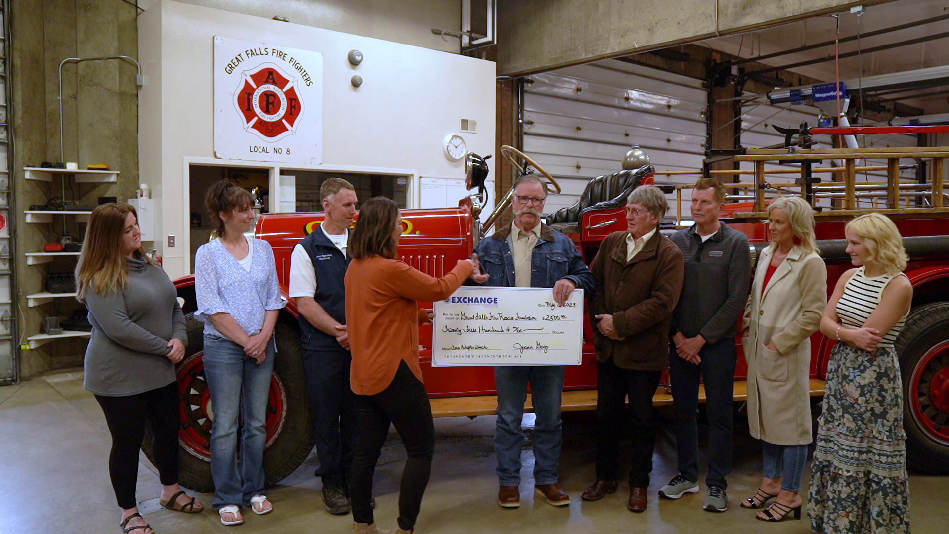Exchange Club donates to Great Falls Fire Rescue