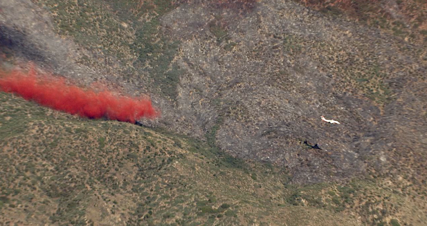 Mill Fire burning near Crown King