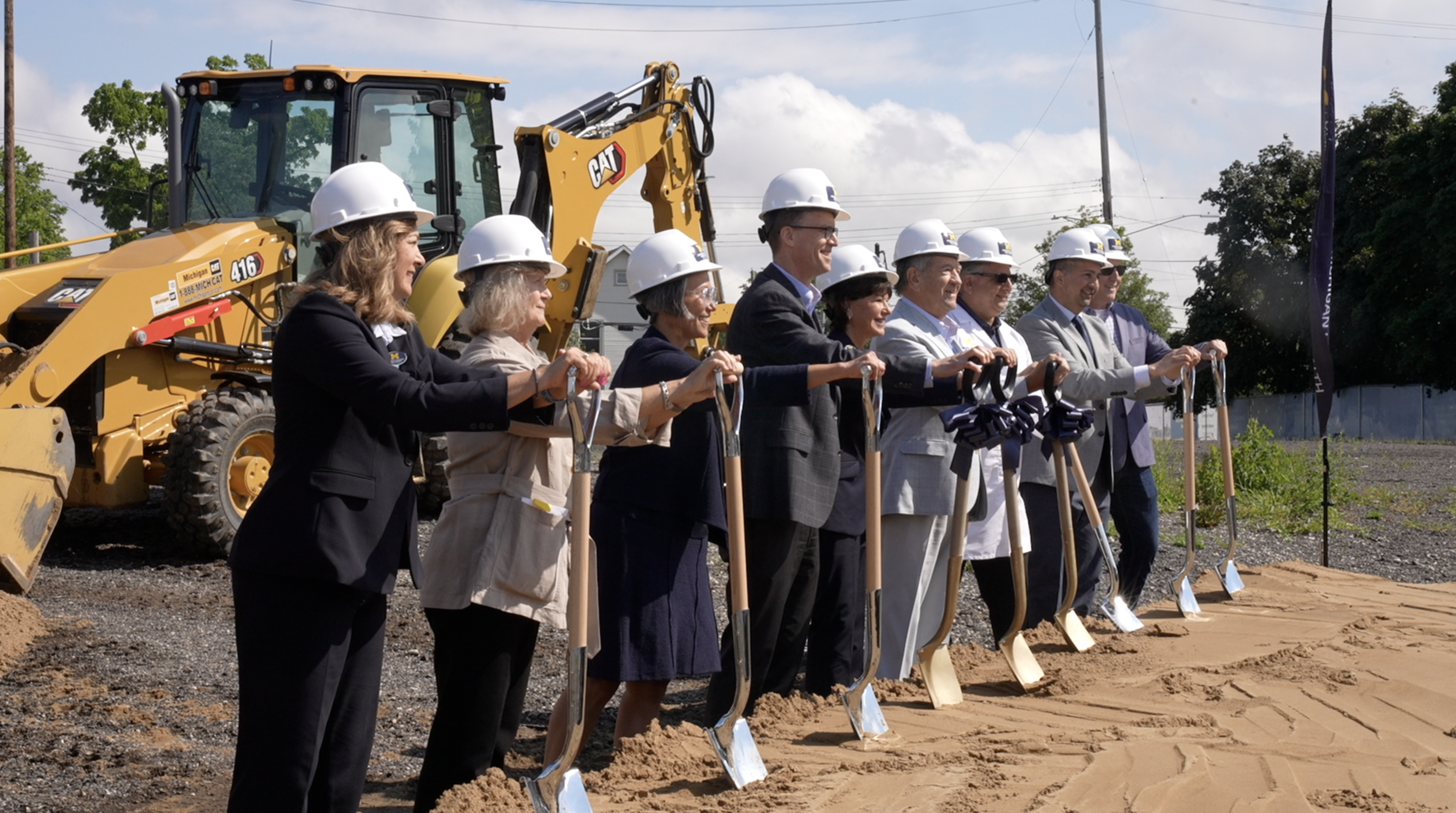 UM Health Sparrow ground breaking 