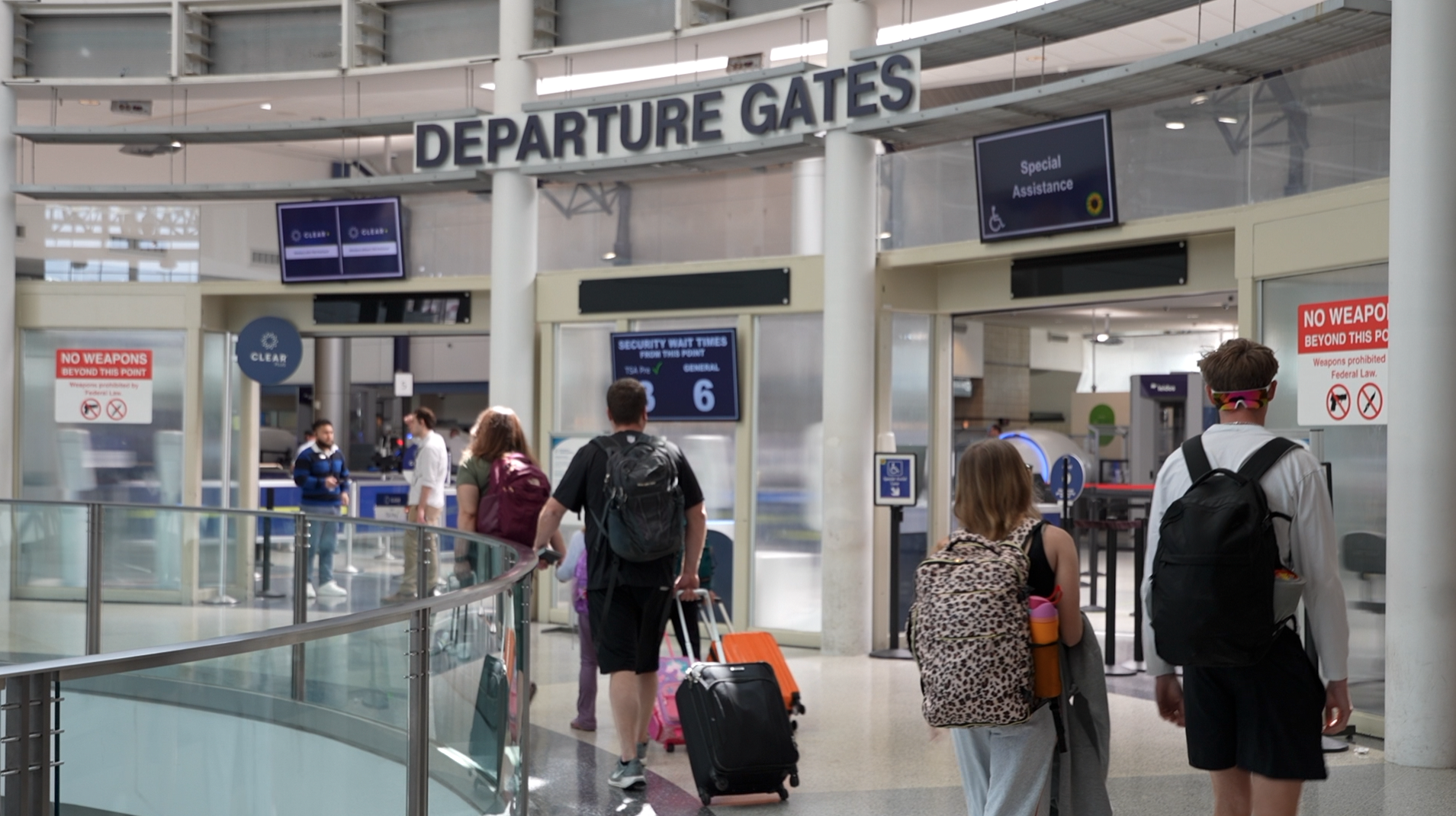 CVG TSA checkpoint