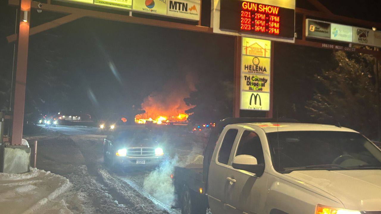 Fire at Lewis & Clark County Fairgrounds (February 20, 2025)