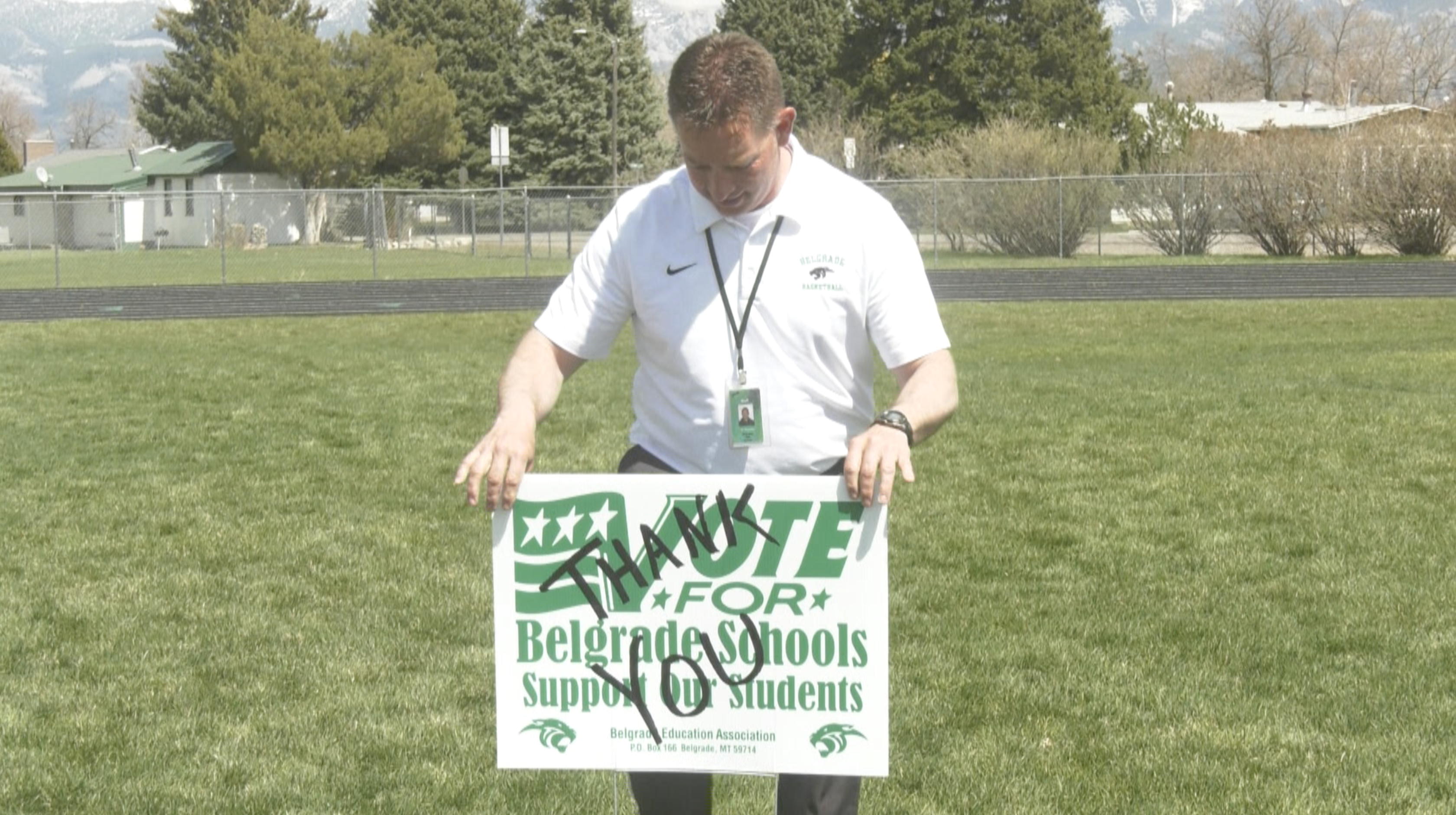 Belgrade AD Toby Robinson thanks community for passing levy