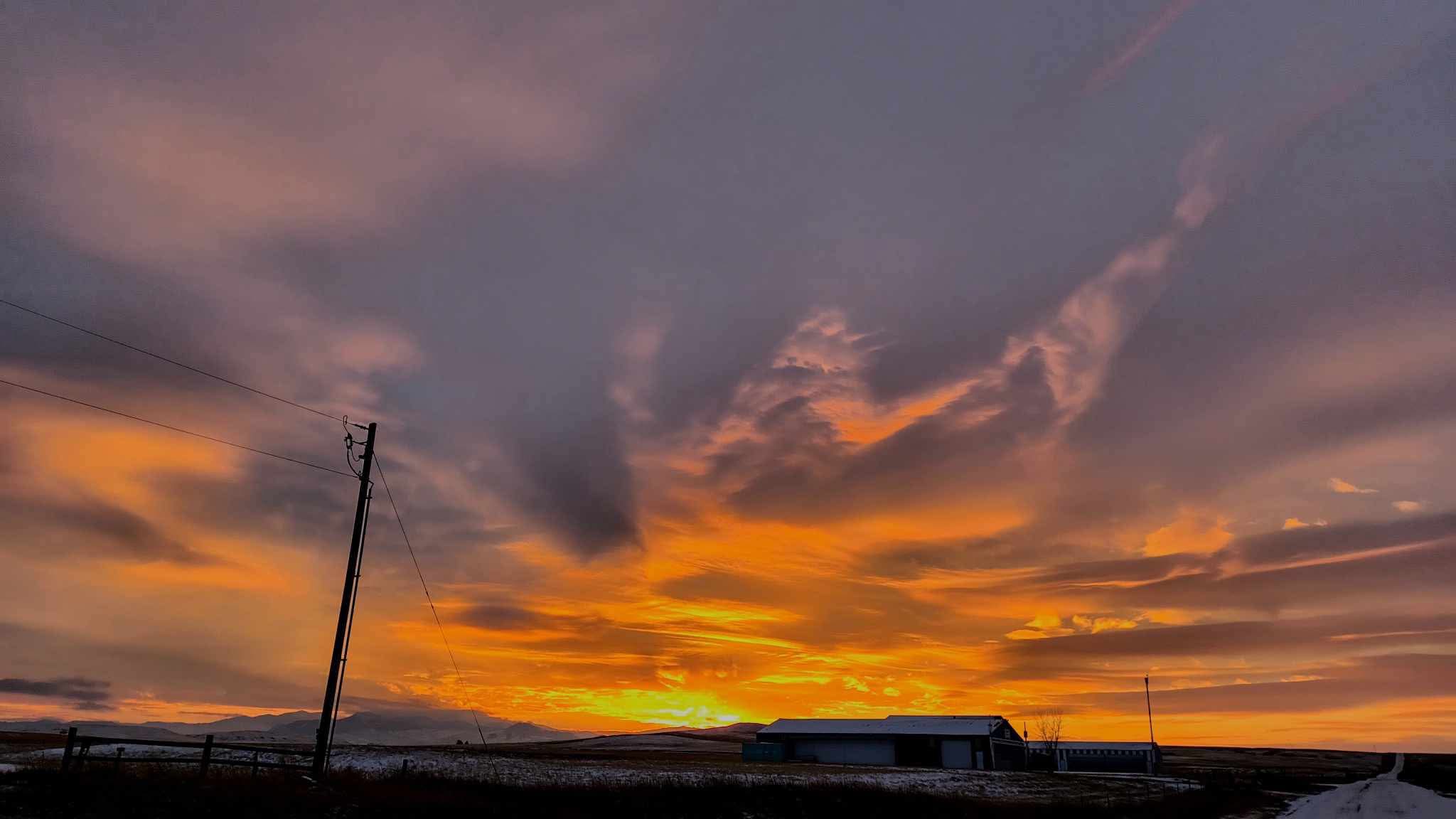Geraldine sunset 11/24/2024