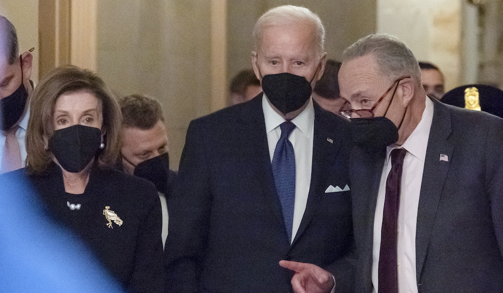 Joe Biden, Nancy Pelosi, Chuck Schumer congress