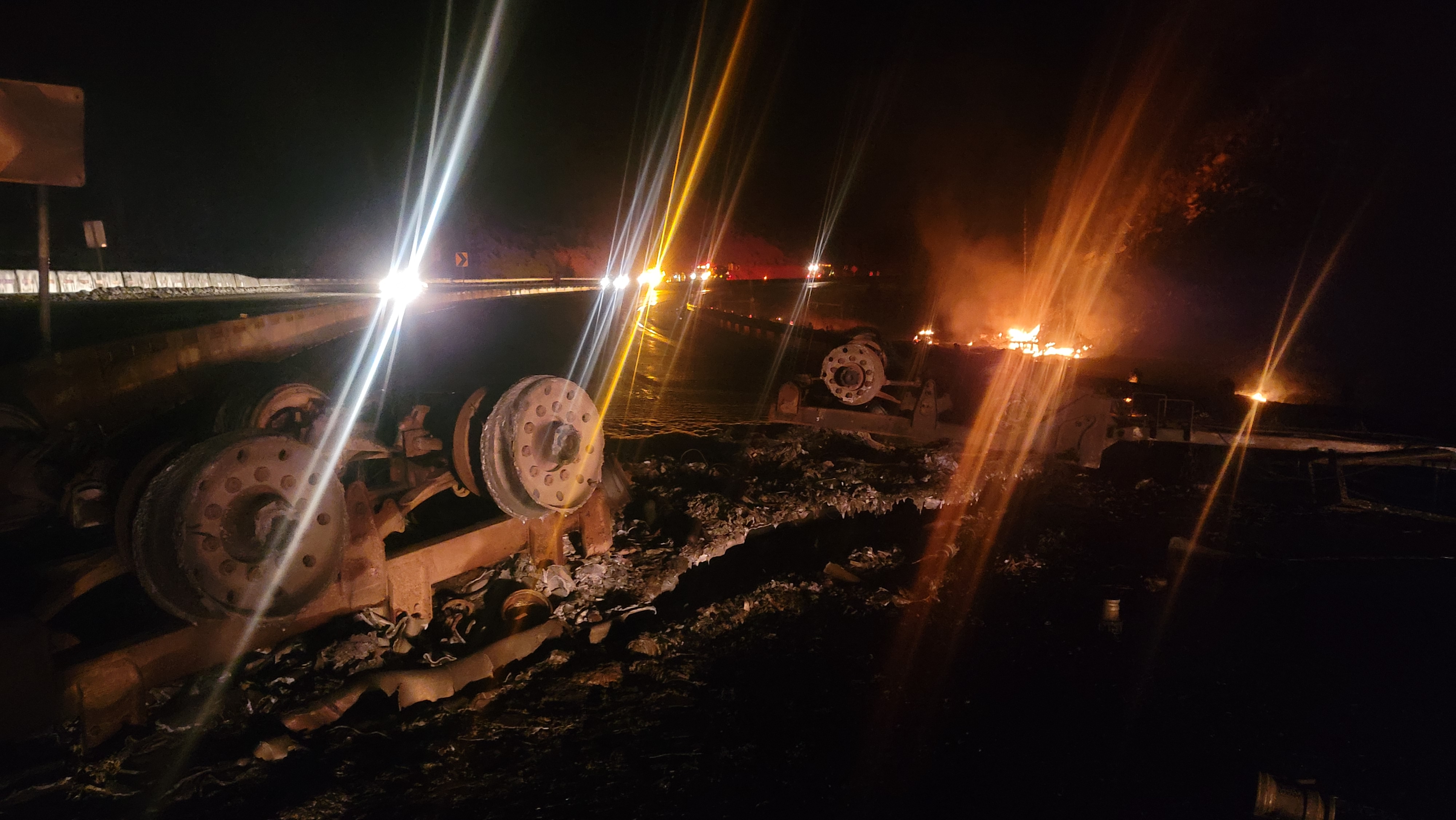 Basin tanker crash