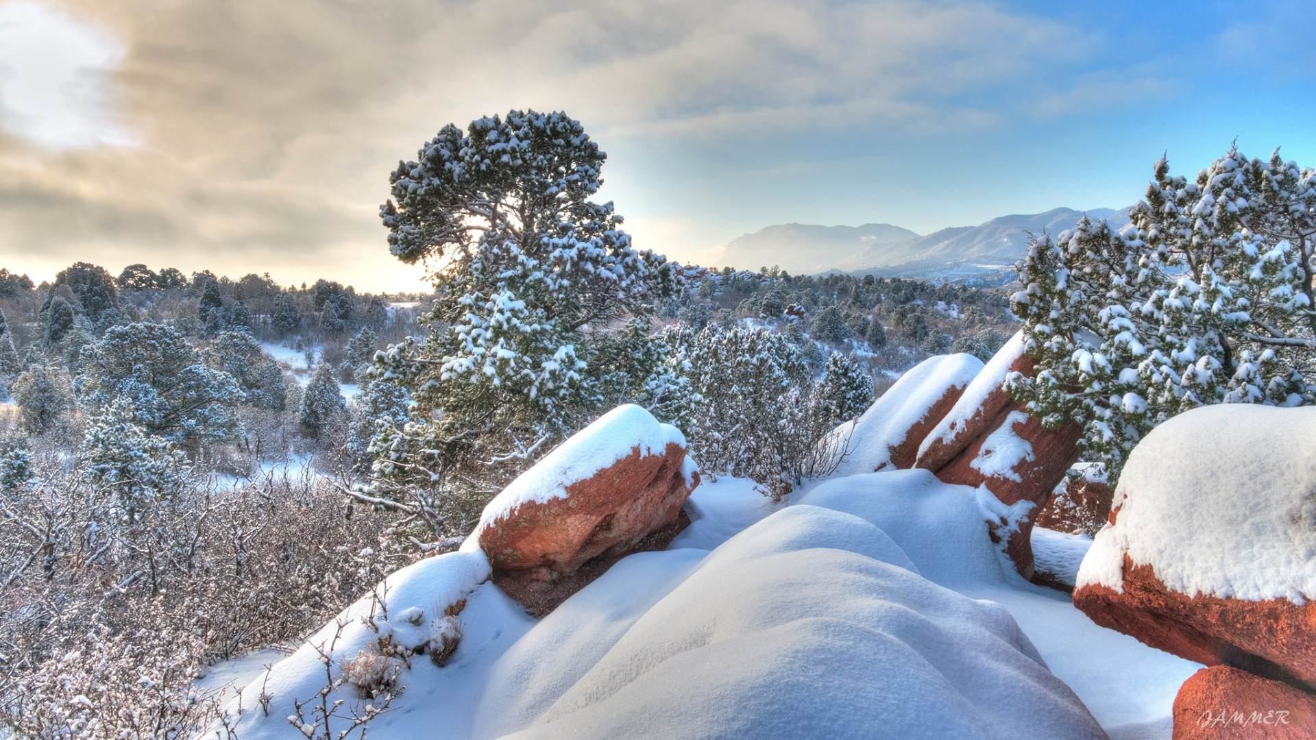 Garden of the Gods Snow
