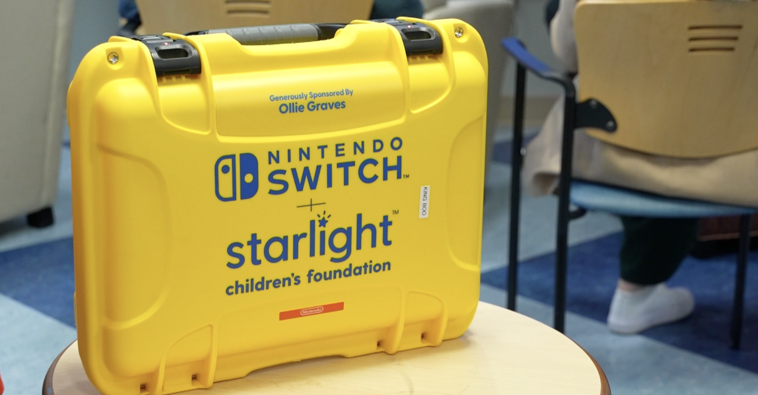 Monroe Carell Jr. video game system donation
