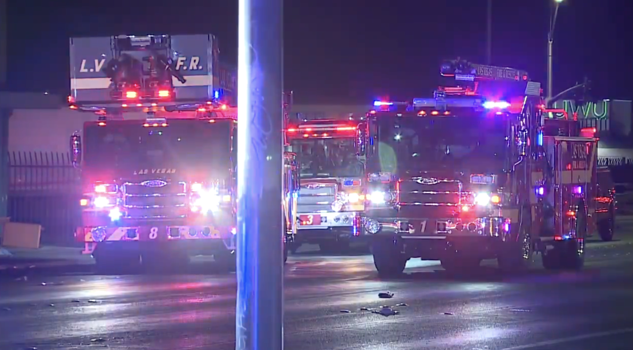 Crews respond to structure fire in Downtown Las Vegas