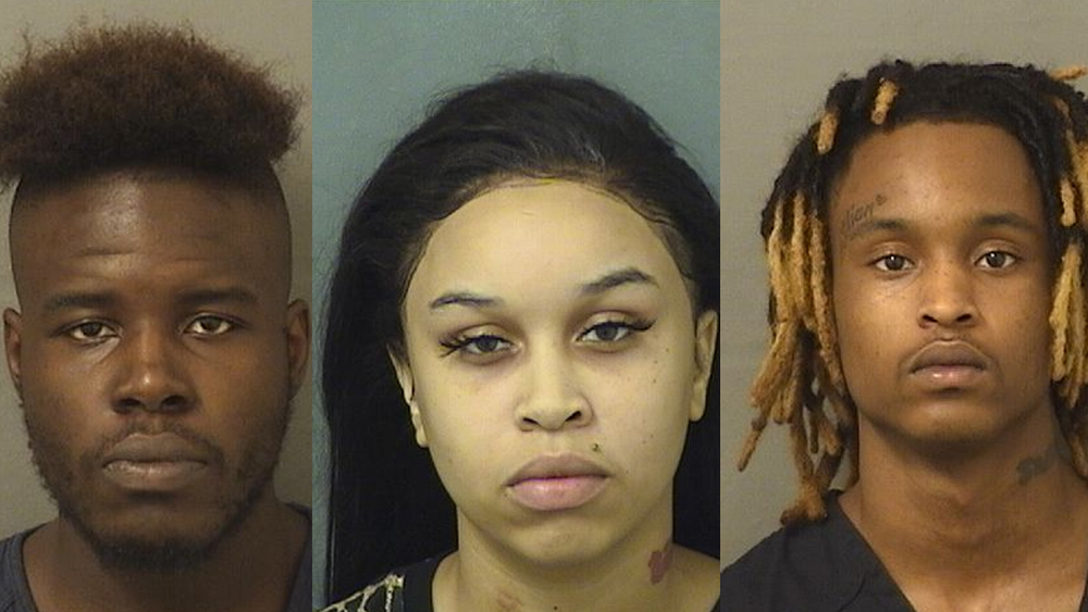 (left) Amedson Janvier, Jillian Kinsey, Ciwel Guervil
