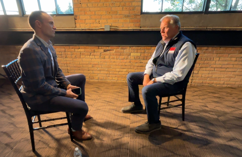 DOWN TO THE WIRE: Mike Rogers sits down for a candid look on the campaign trail