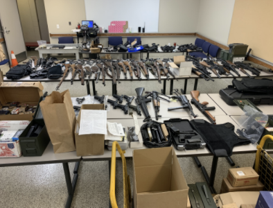 Large Firearms Cache Seized by El Cajon Police