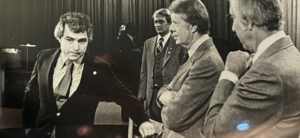 Barry Jagoda and Jimmy Carter