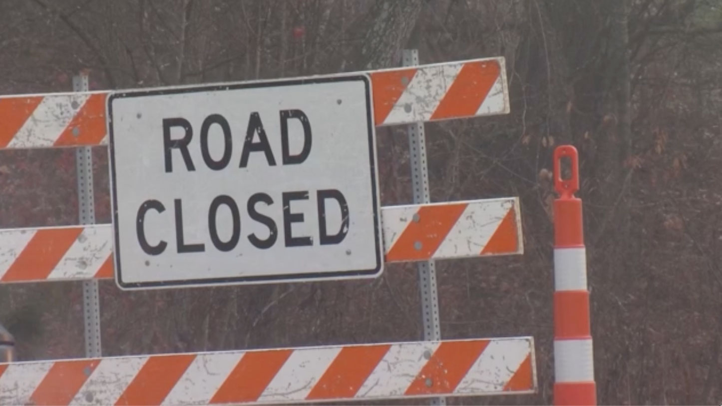 A train derailment and fire caused evacuations in Rockcastle County, Kentucky, on Nov. 23, 2023.