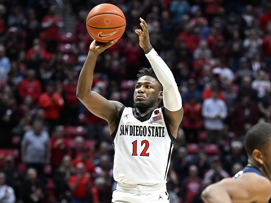 CS Fullerton San Diego St. Basketball Darrion Trammell