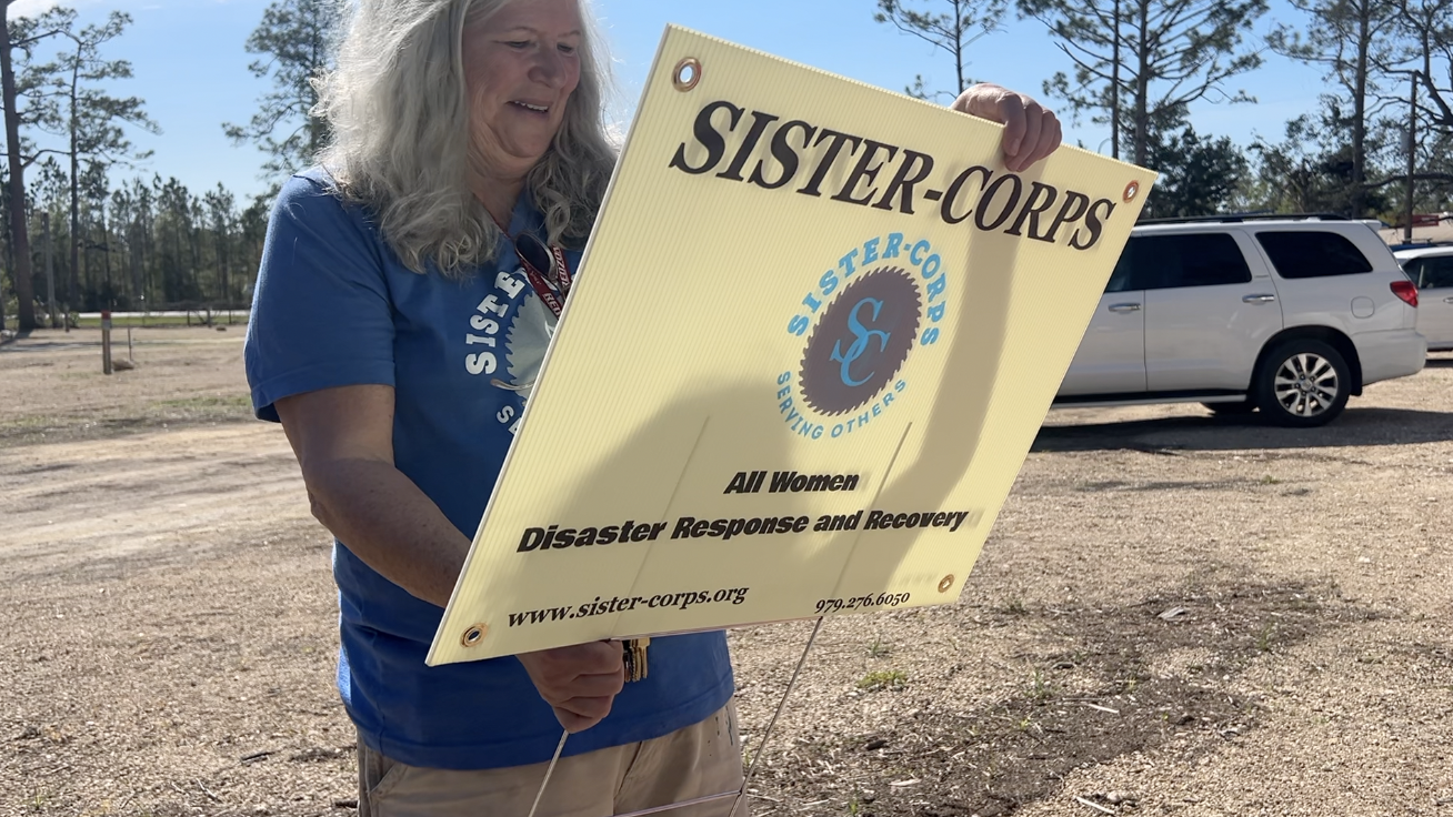 All women construction organization helps Hurricane Helene rebuilding efforts in Steinhatchee