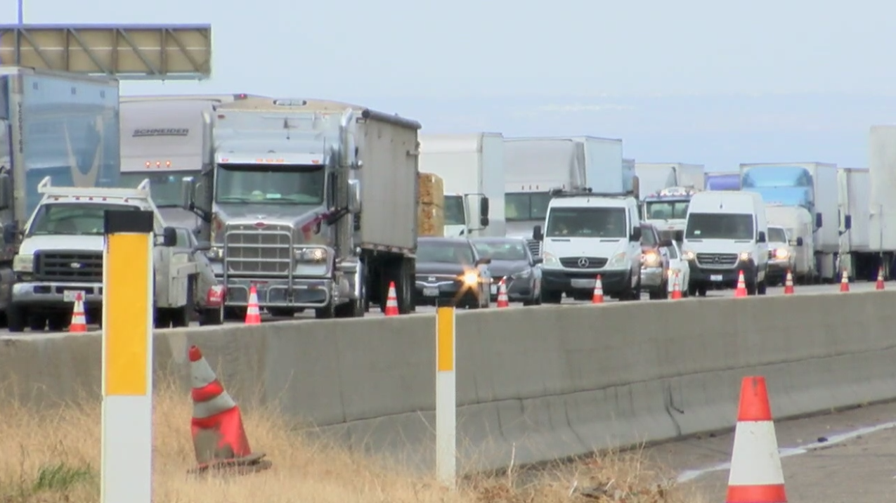 Traffic on Interstate 5, Grapevine