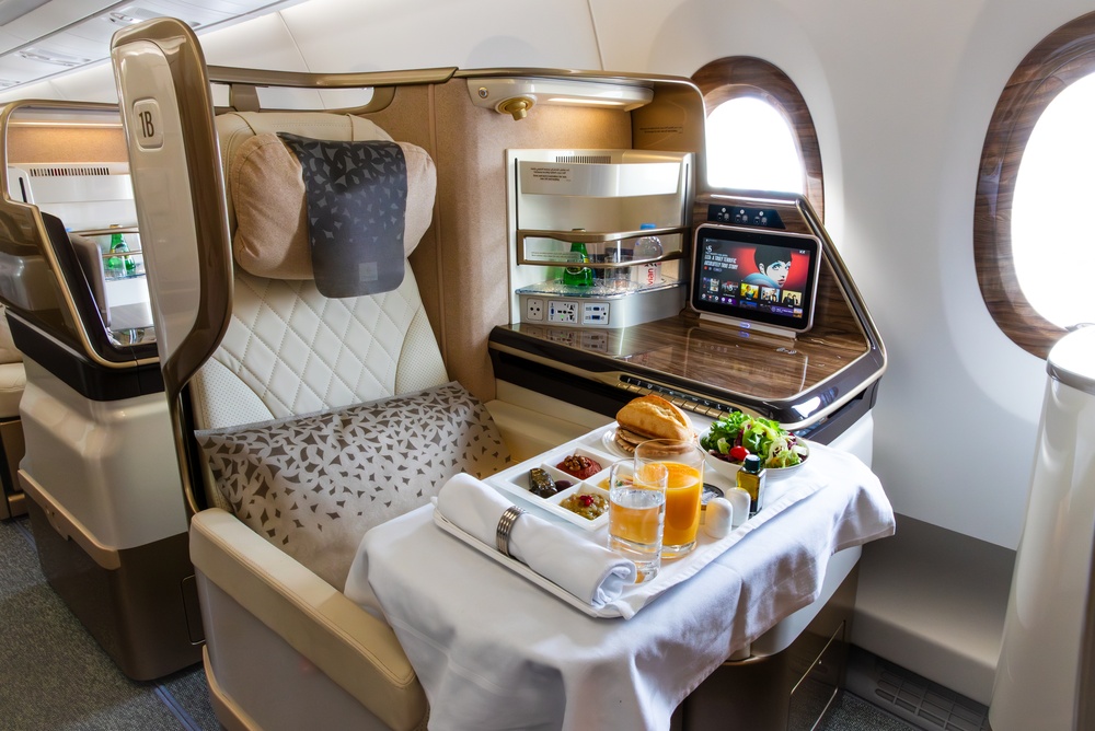 First class meal