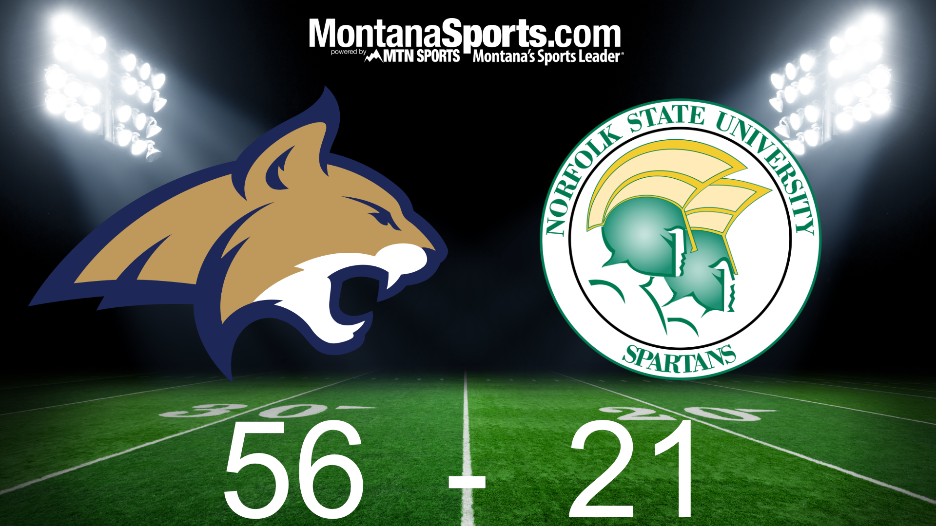 Montana State 56, Norfolk State 21