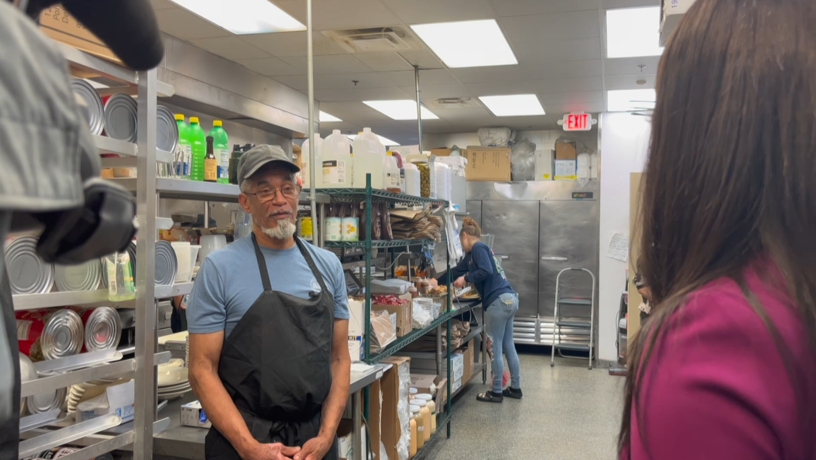 When it comes to handling food inside the kitchen of AJ Gator's, employees are stepping up to the plate.