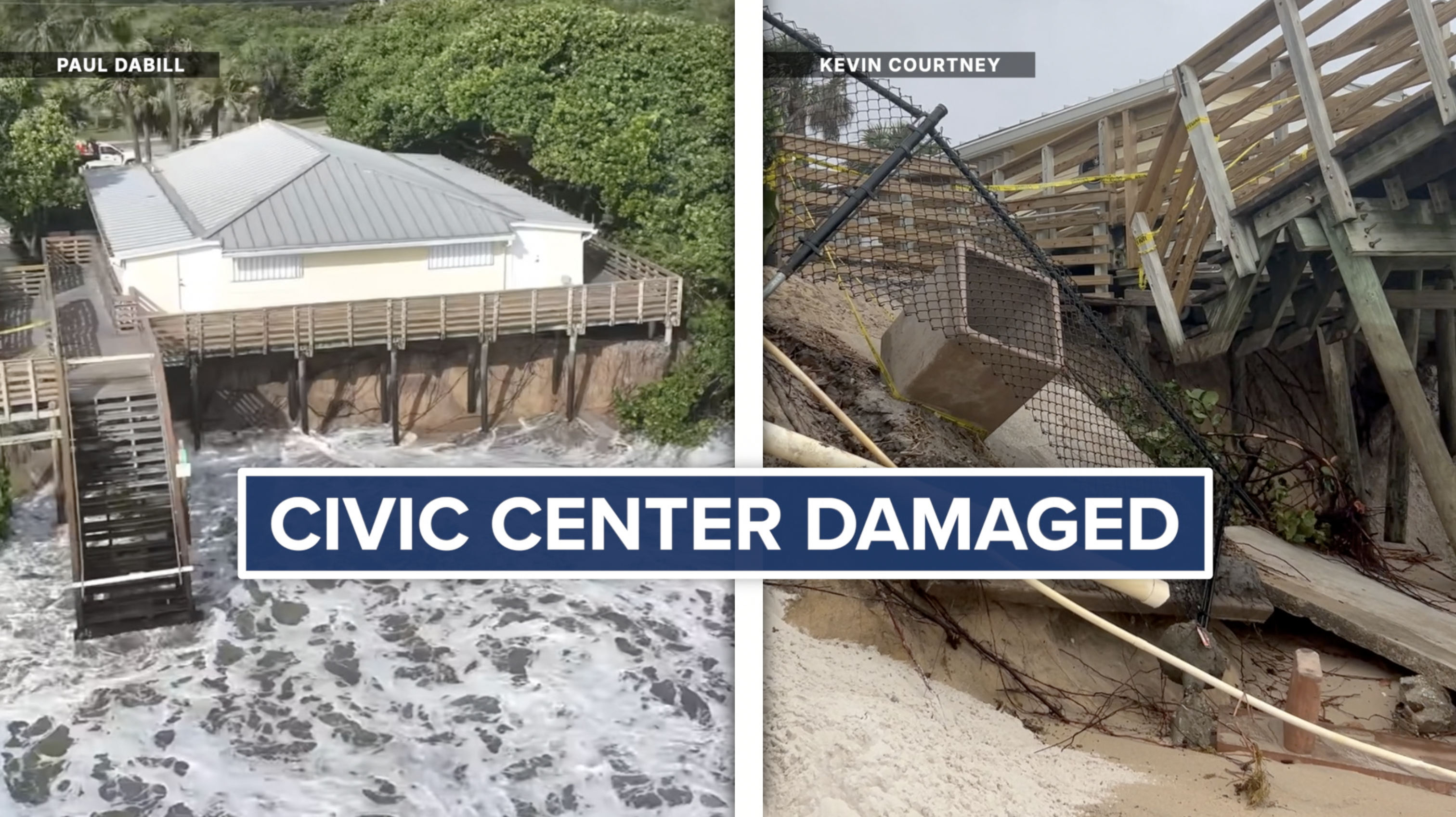 CIVIC CENTER DAMAGED