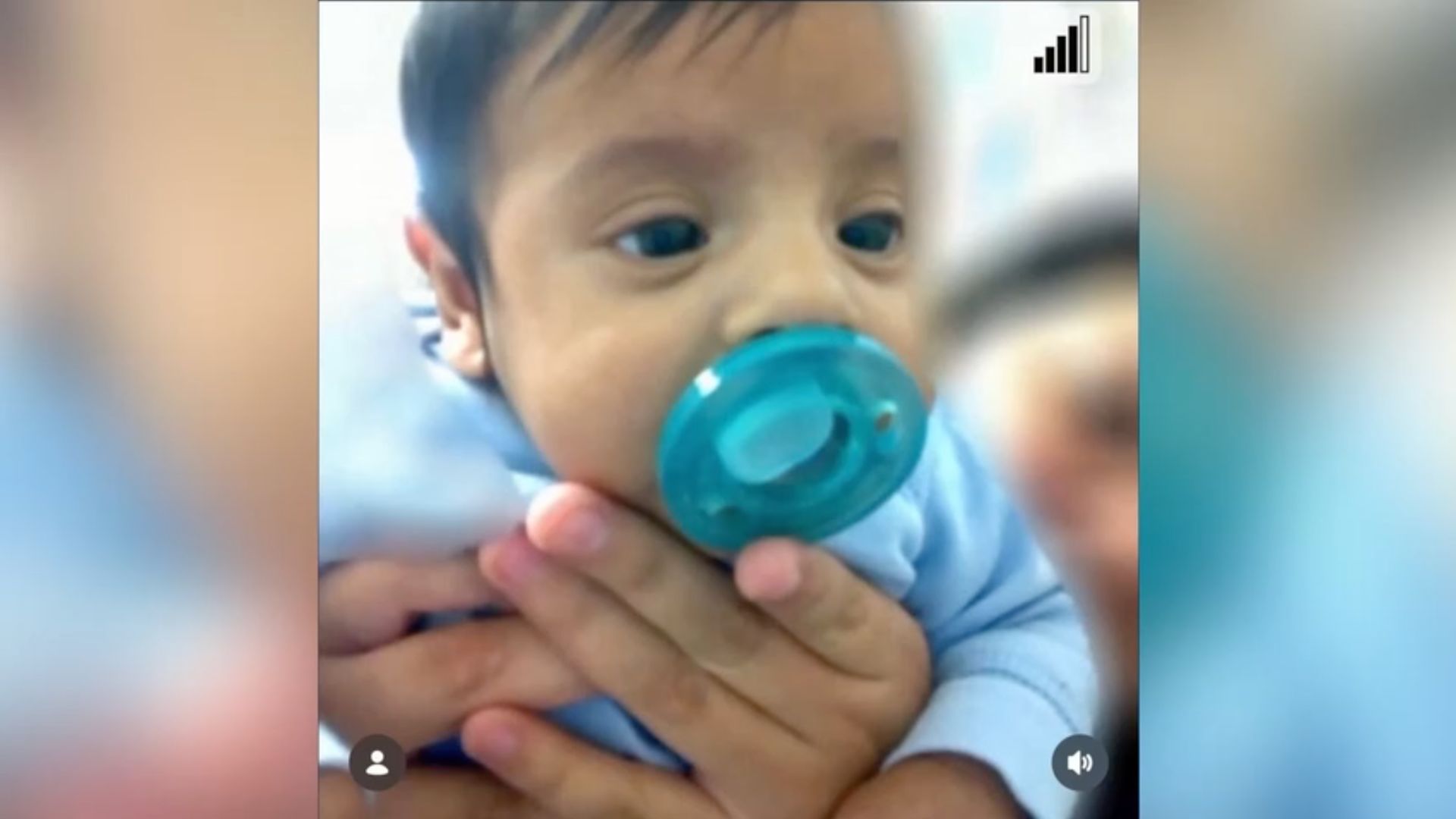 A two-month-old baby boy who fell ill while being held with his family at an ICE detention facility.