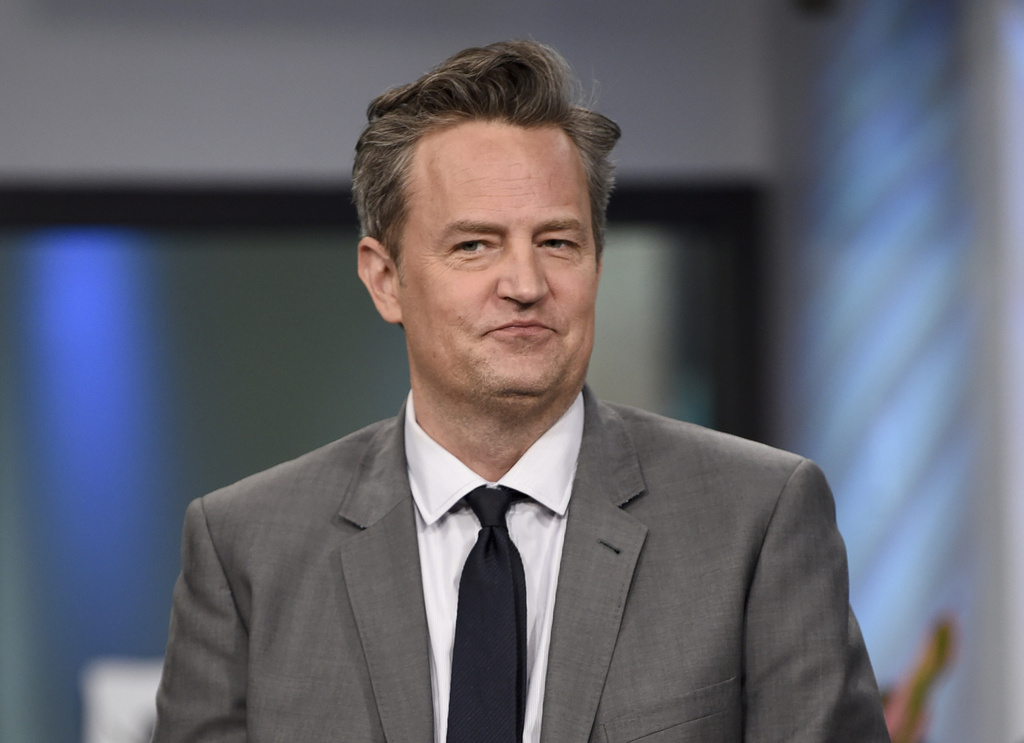 Actor Matthew Perry participates in the BUILD Speaker Series to discuss the mini-series "The Kennedys After Camelot" in New York on March 30, 2017. 