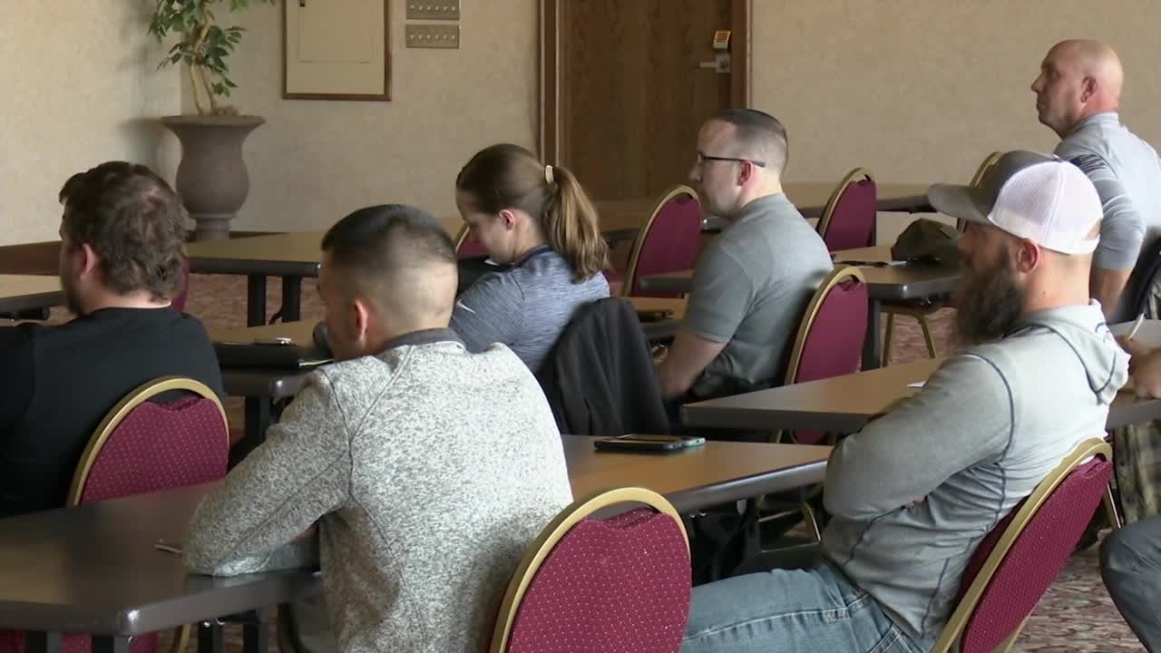 First-responders learn about stressors and how to deal with them