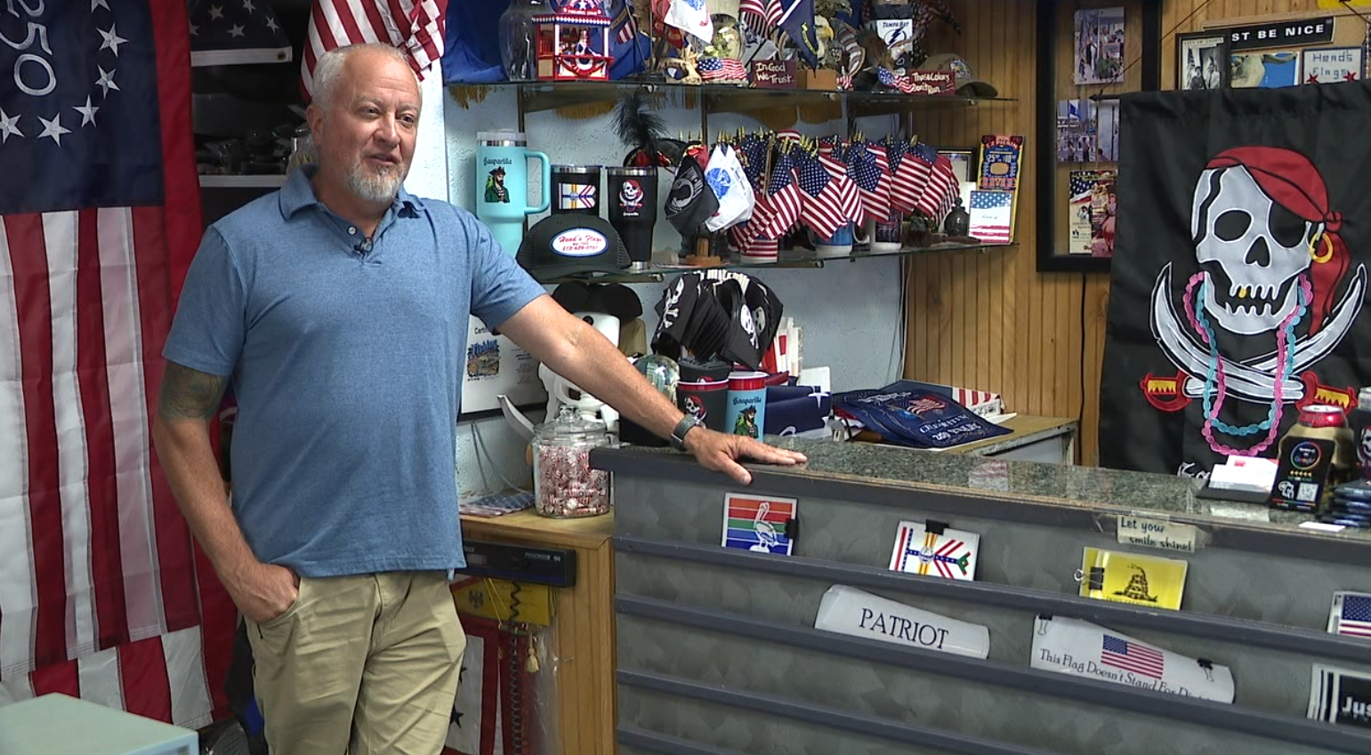 Local flag maker selling America 250 flags ahead of milestone anniversary 