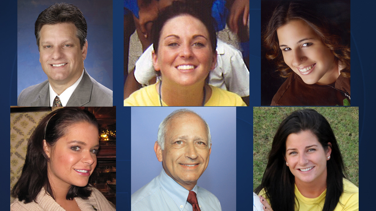 Top: Patrick Hartwick, Britney Gengel, Christine Gianacaci. Bottom: Courtney Hayes, Richard Bruno, Stephanie Crispinelli.
