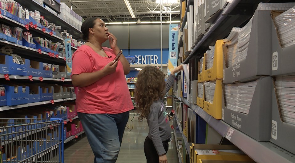 back to school shopping