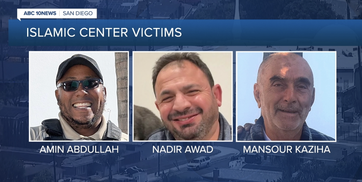  San Diego Muslim community buries 3 shooting victims as martyrs
