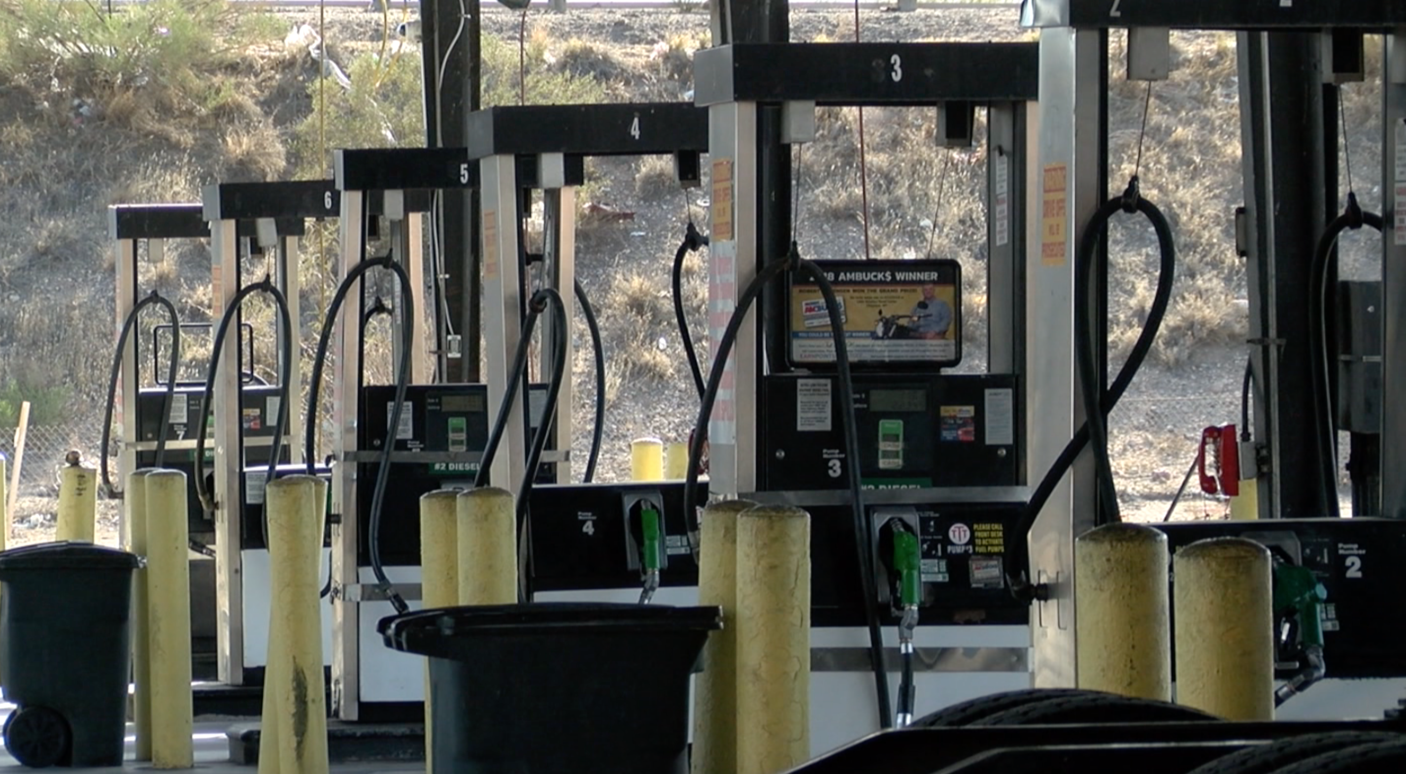 Triple T Truck Stop Gas Pumps