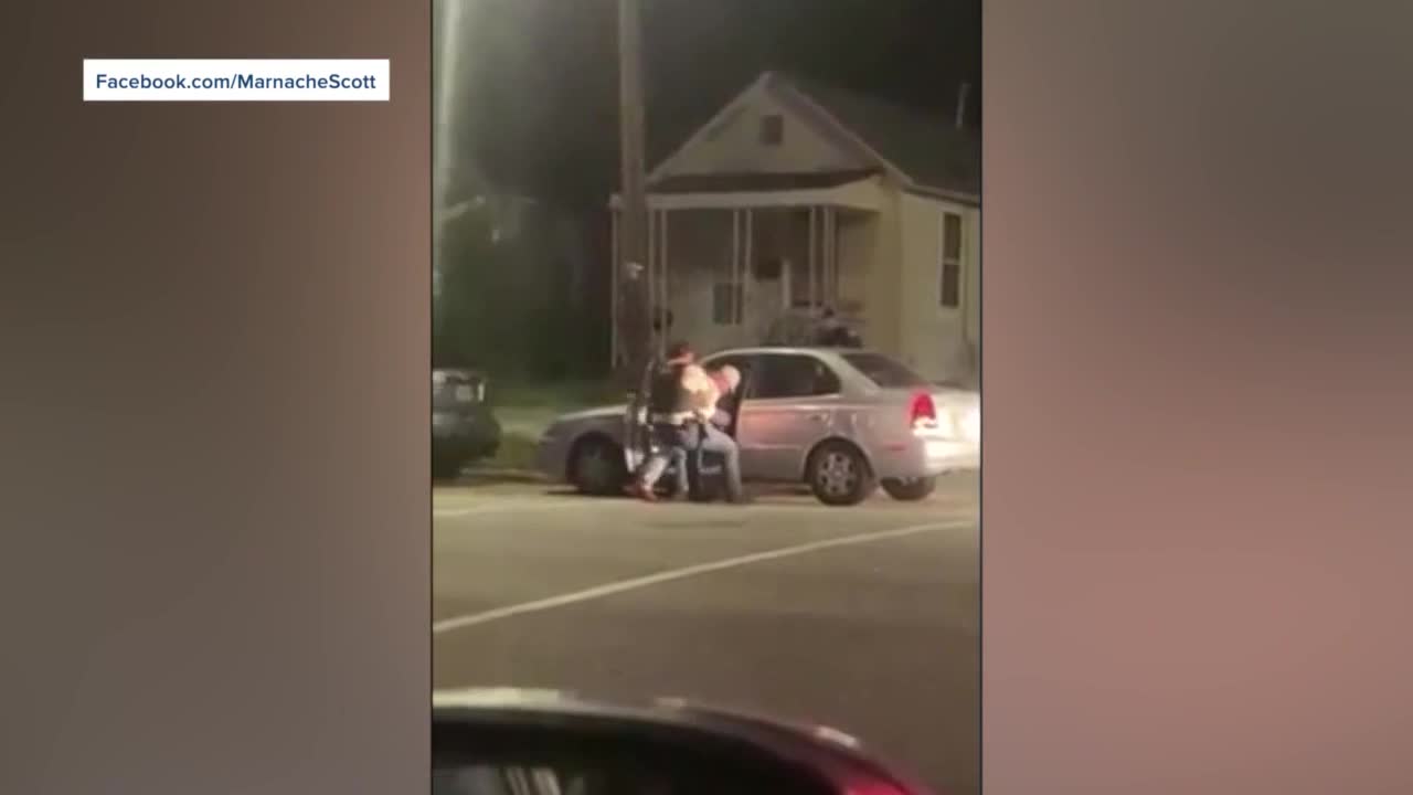 NN 30th Street and Roanoke Avenue traffic stop 