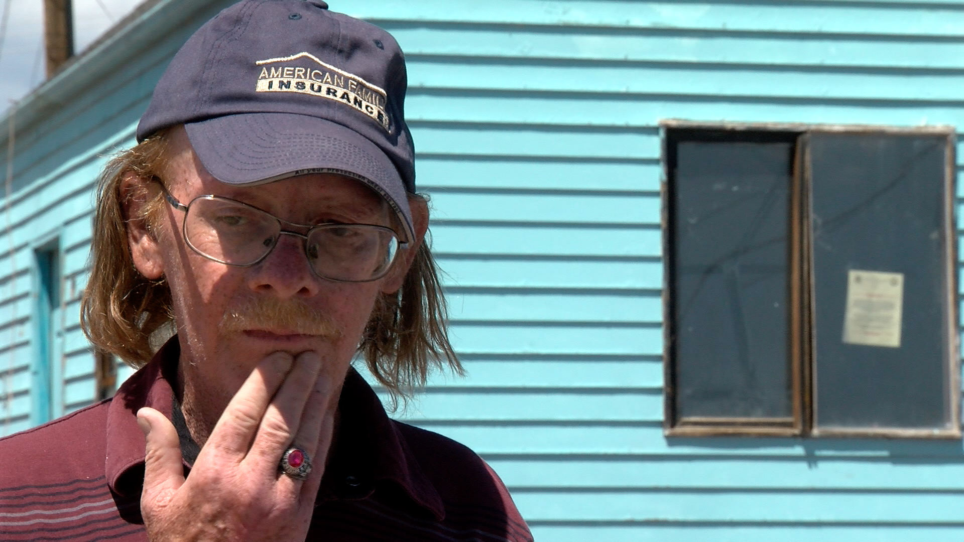 David Purnell, a disabled Air Force Veteran, evicted from his home.