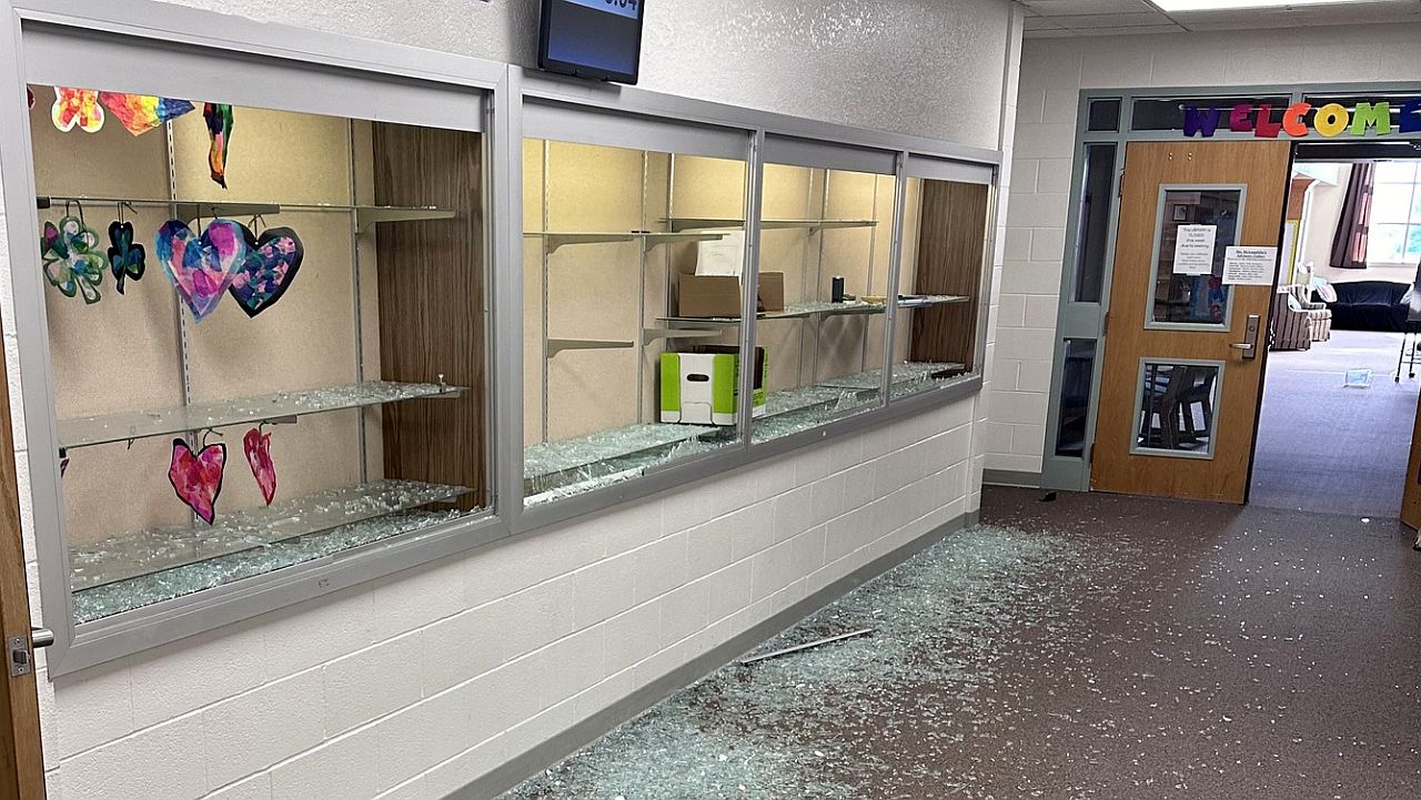 Vandals hit two East Helena schools