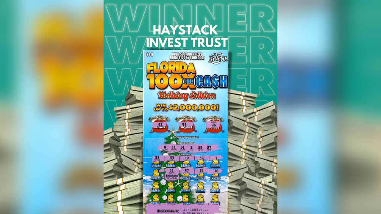 Florida Lottery Haystack Invest Trust $2 million lottery winner