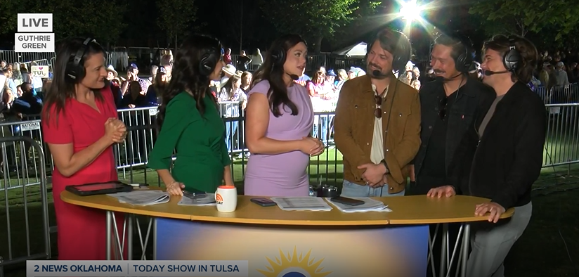 Hanson perform in Tulsa to welcome Third Hour of Today