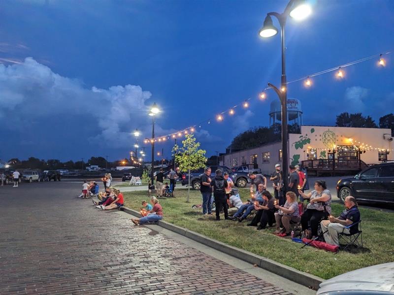 Winchester community holds candlelight vigil for Charlie Kirk