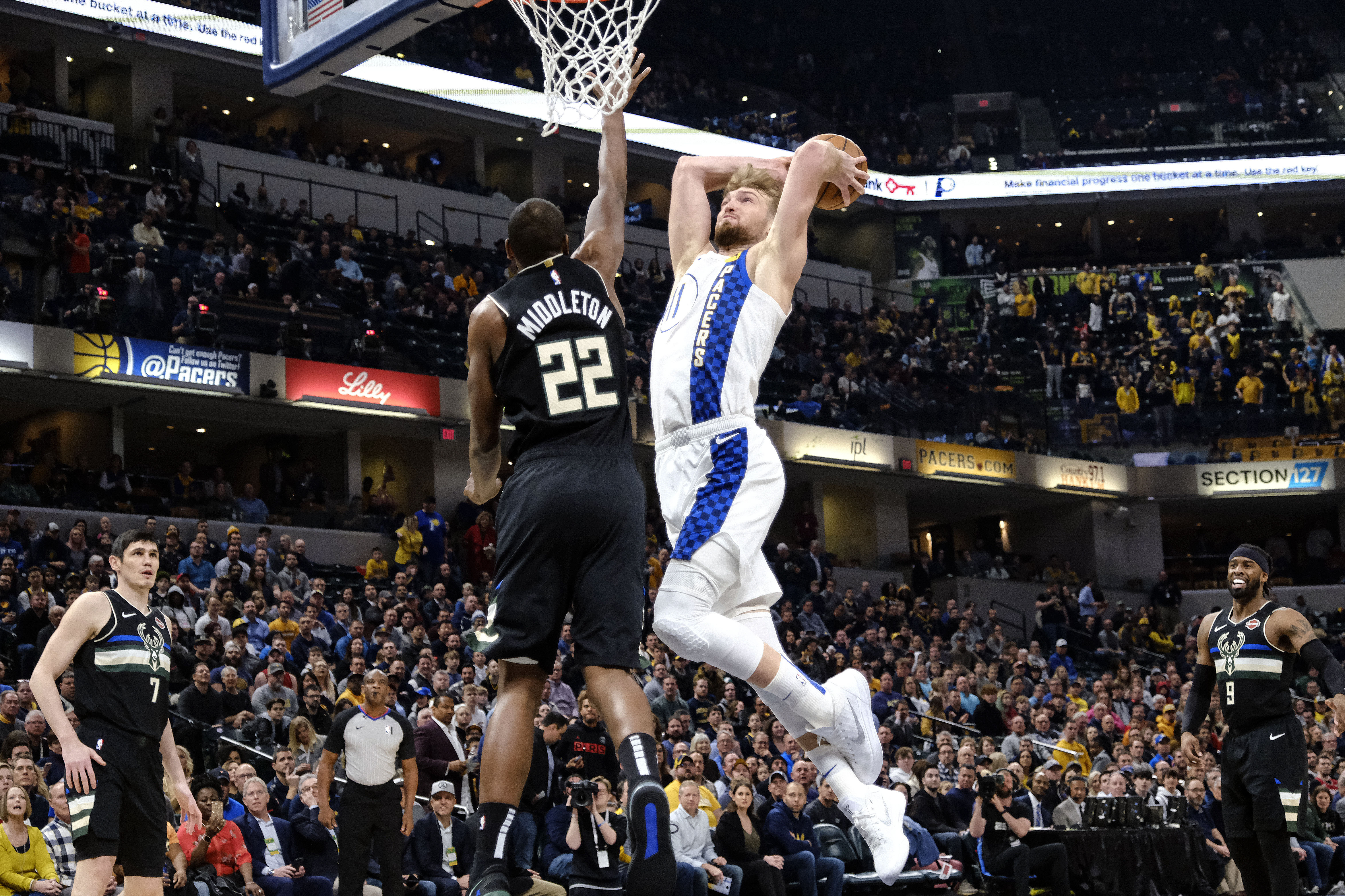 APTOPIX Bucks Pacers Basketball