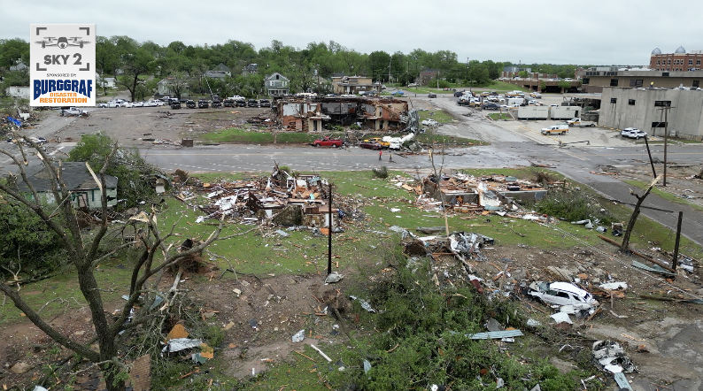 Sulphur Storm Damage Drone