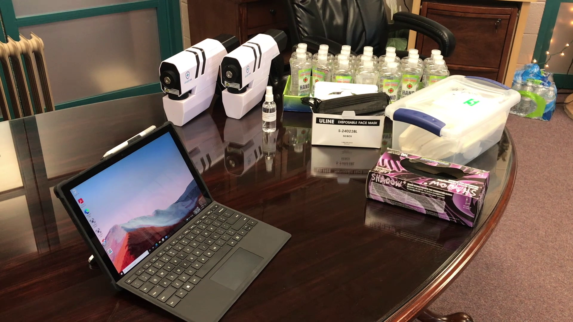 The juvenile detention center was able to use grant money to buy sanitizing and technological equipment.