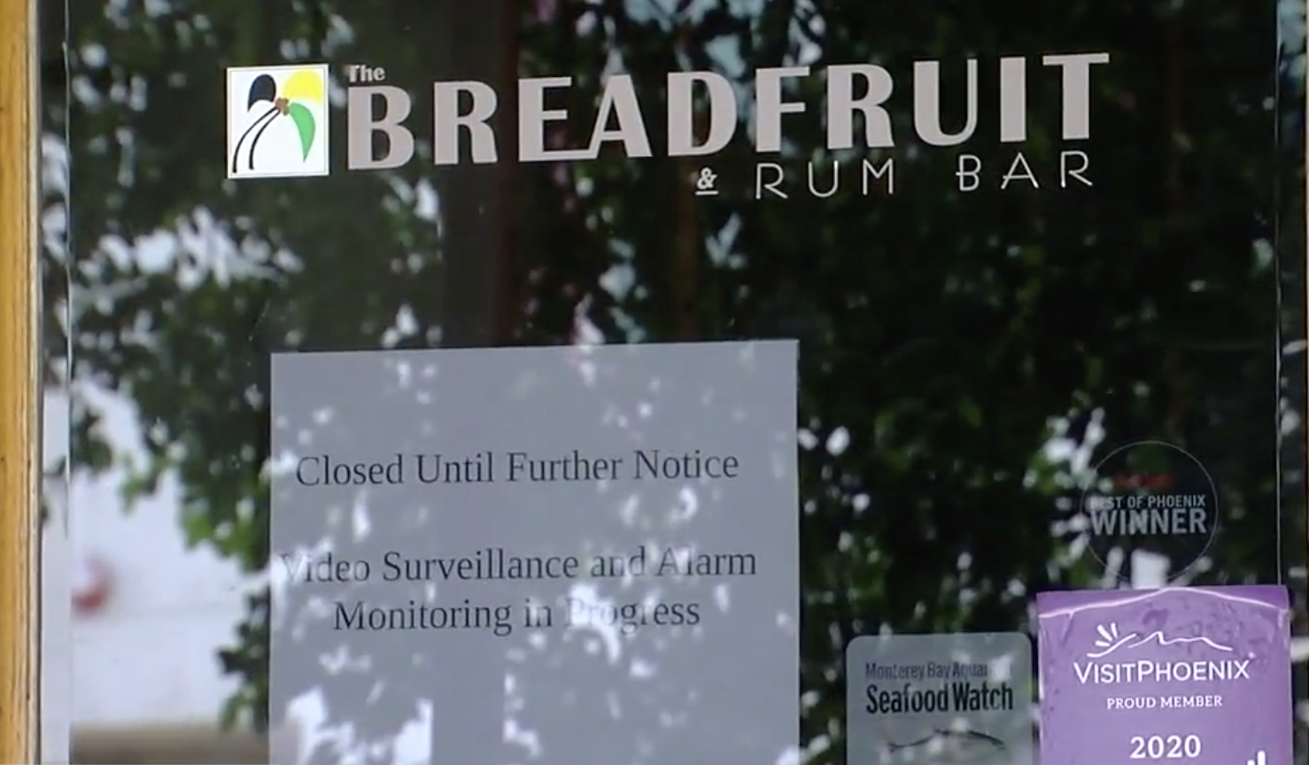 Breadfruit closed during coronavirus pandemic