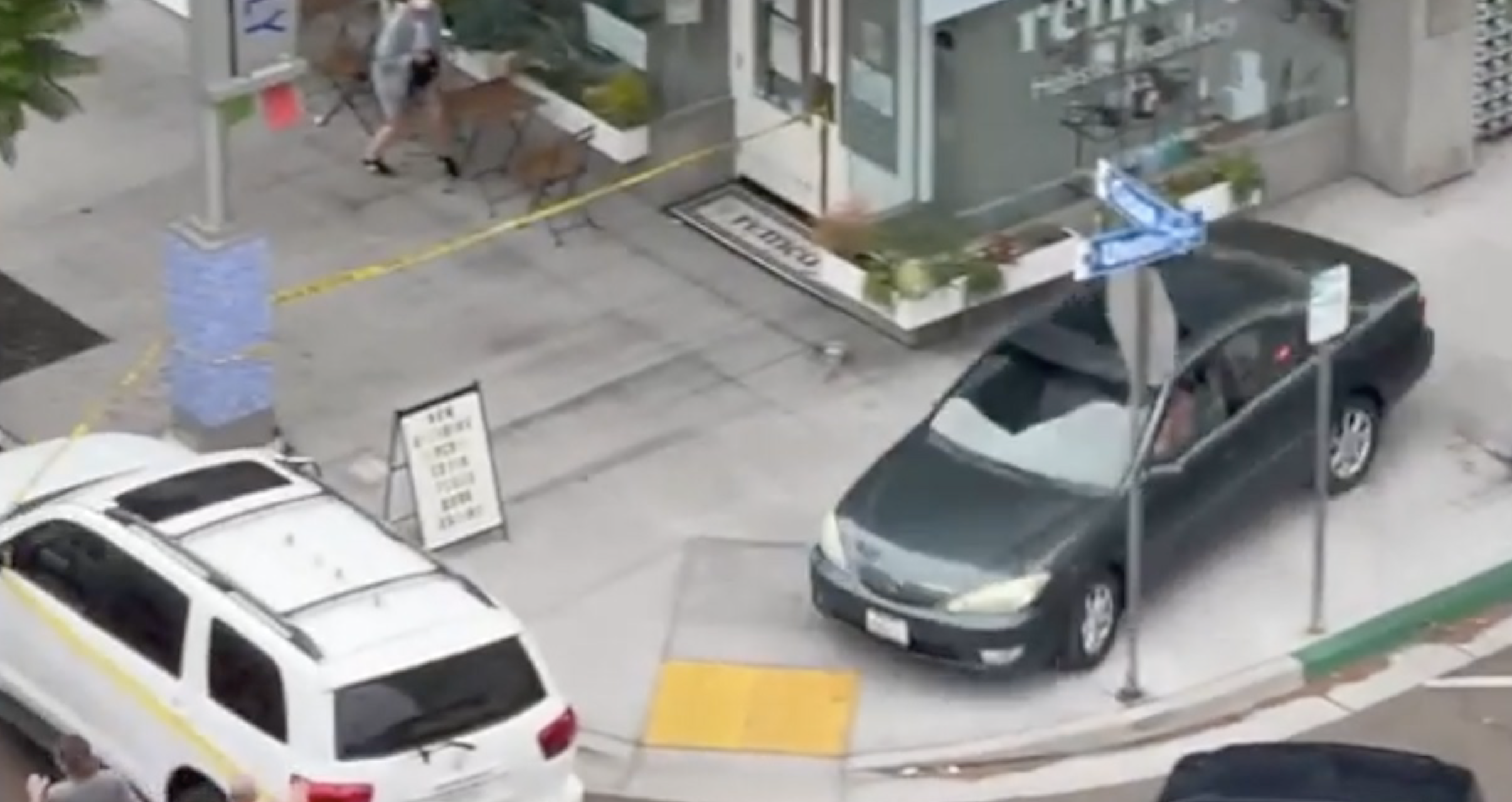 Witness: downtown standoff leads to 'crazy' drive on sidewalk, crowded street