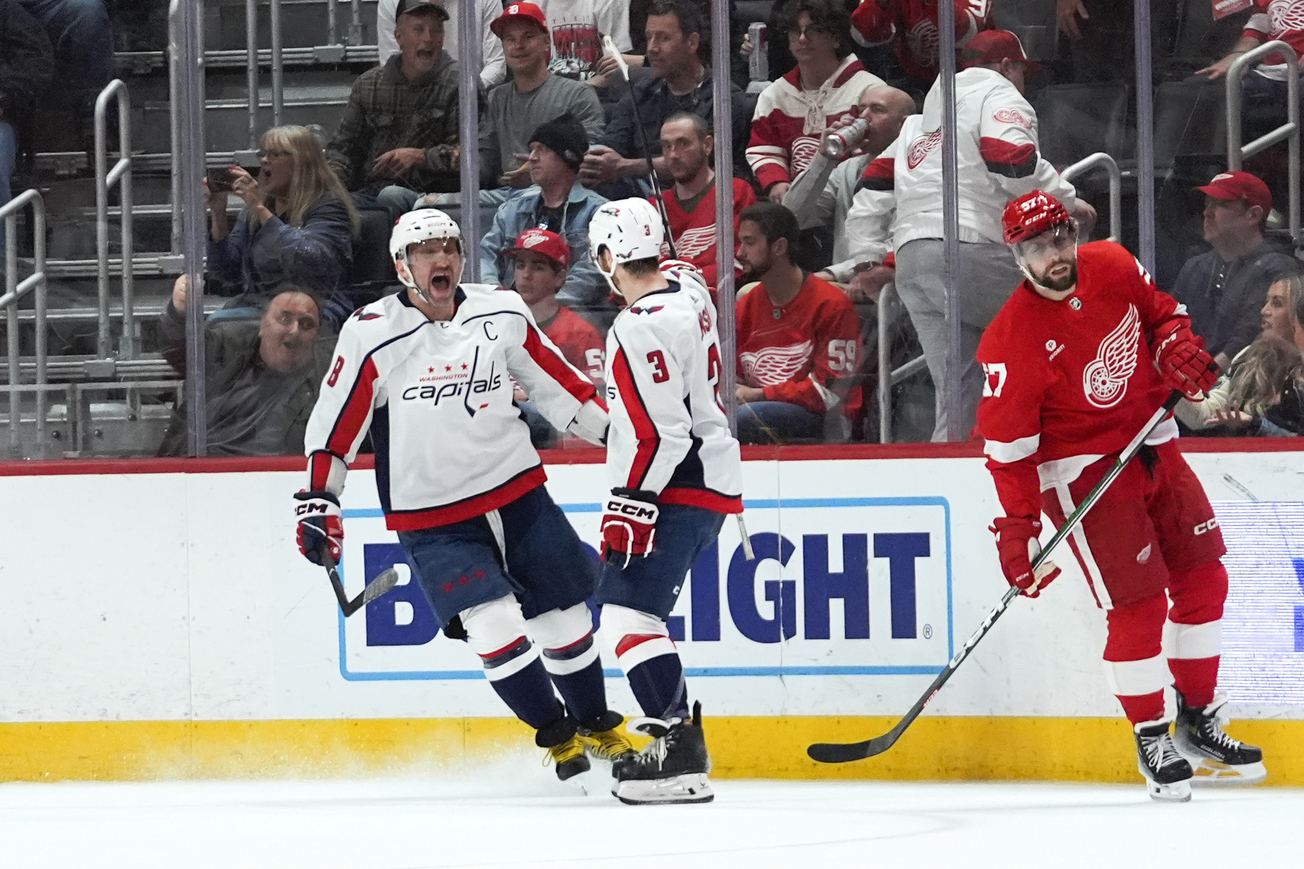 Capitals Red Wings Hockey