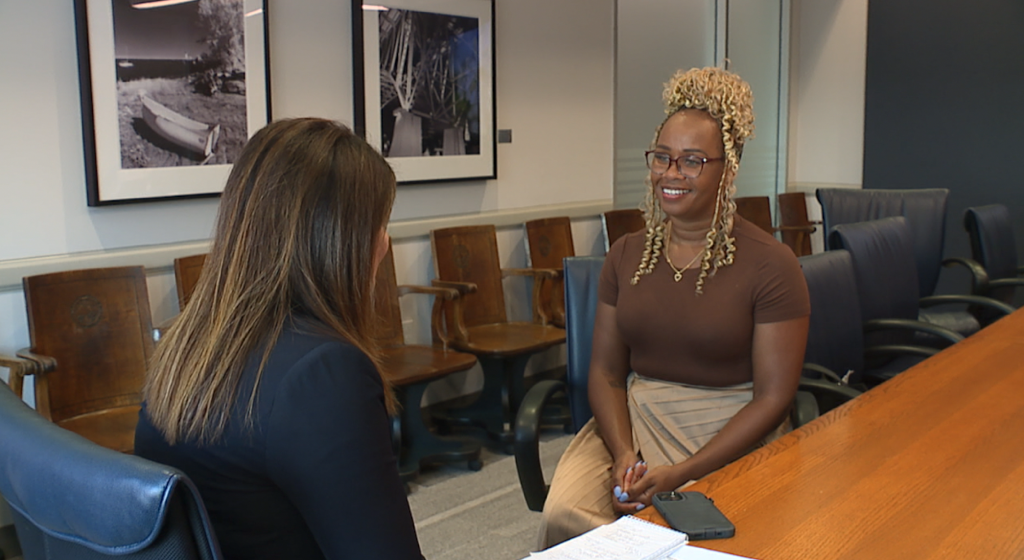 Myesha Watkins, the new head of the Cuyahoga County Office of Violence Prevention