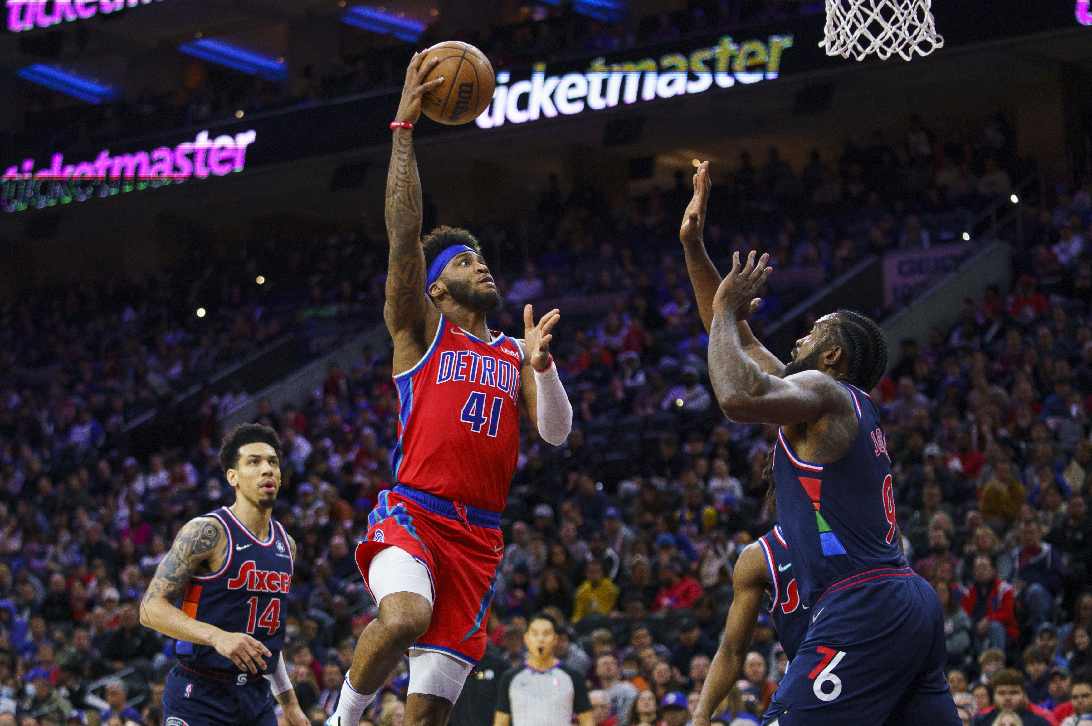 Saddiq Bey Pistons 76ers Basketball