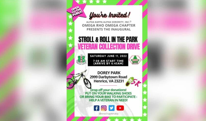 Stroll & Roll event to collect items for veterans in need