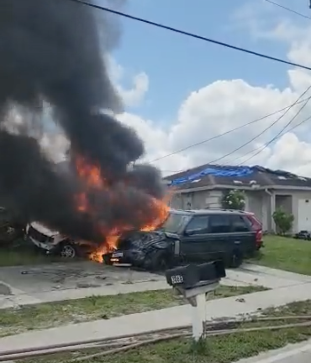 Lehigh Acres Car Fire