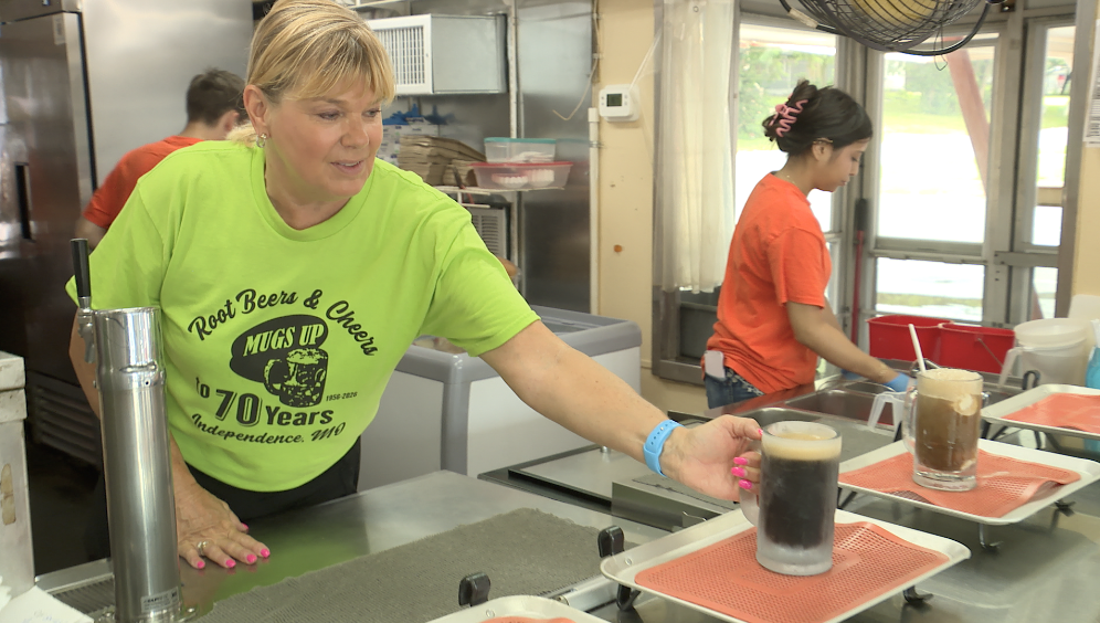 Mugs Up Drive-In in Independence celebrates 70 years of original 1950s carhop service