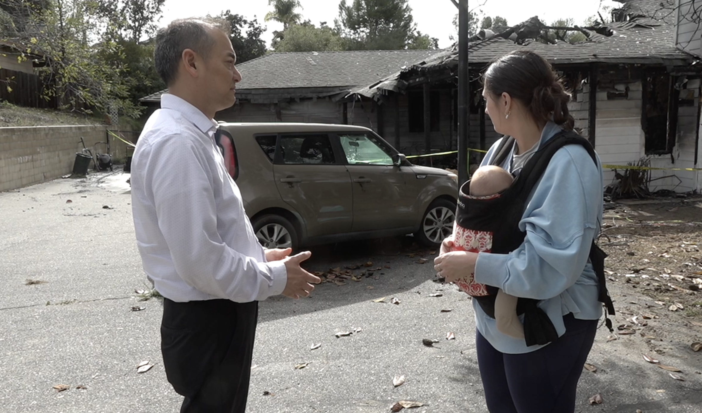 Family escapes Fallbrook house fire after solar generator explodes